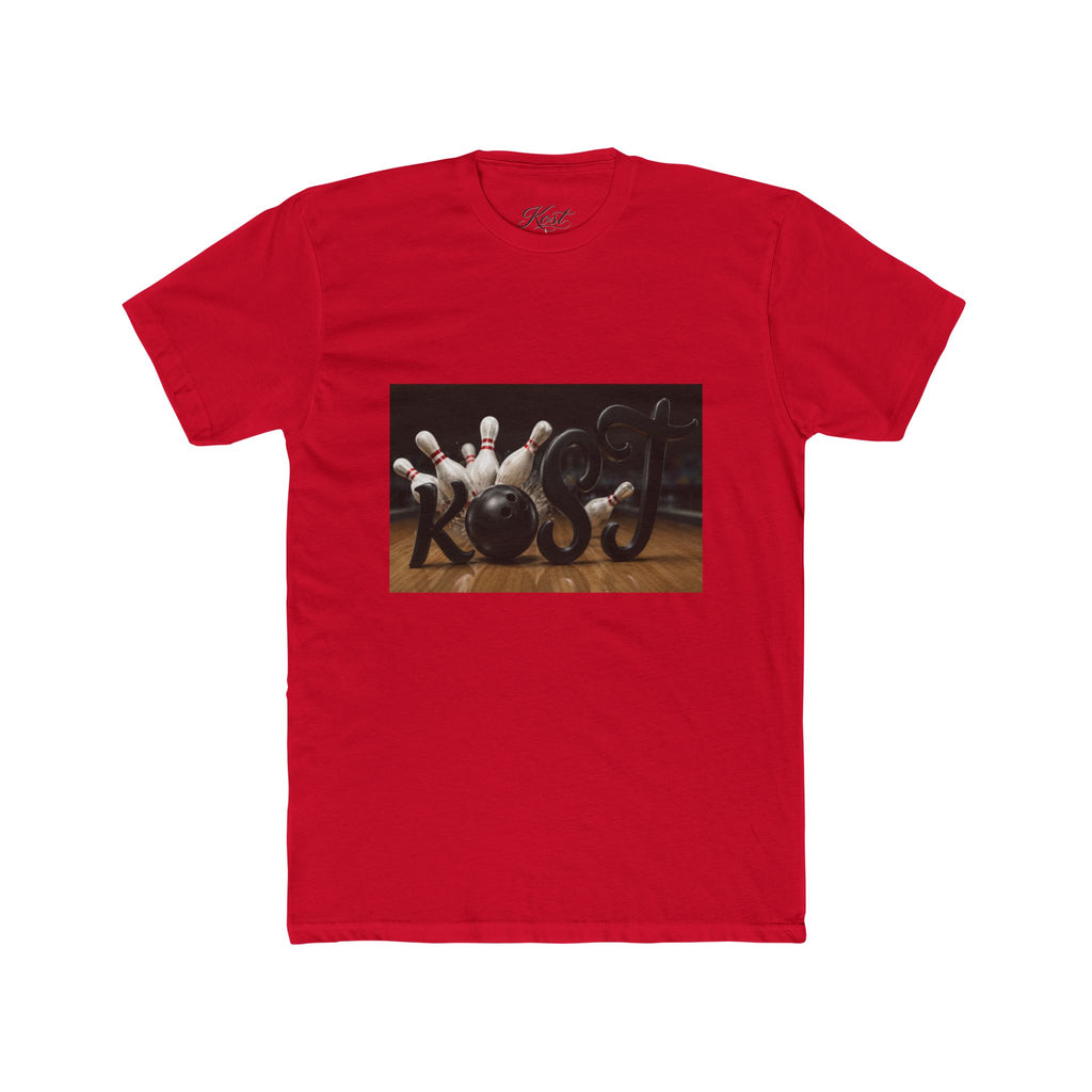 Bowling Strike T‑Shirt — Vintage Pins & Ball Graphic Tee for Bowlers