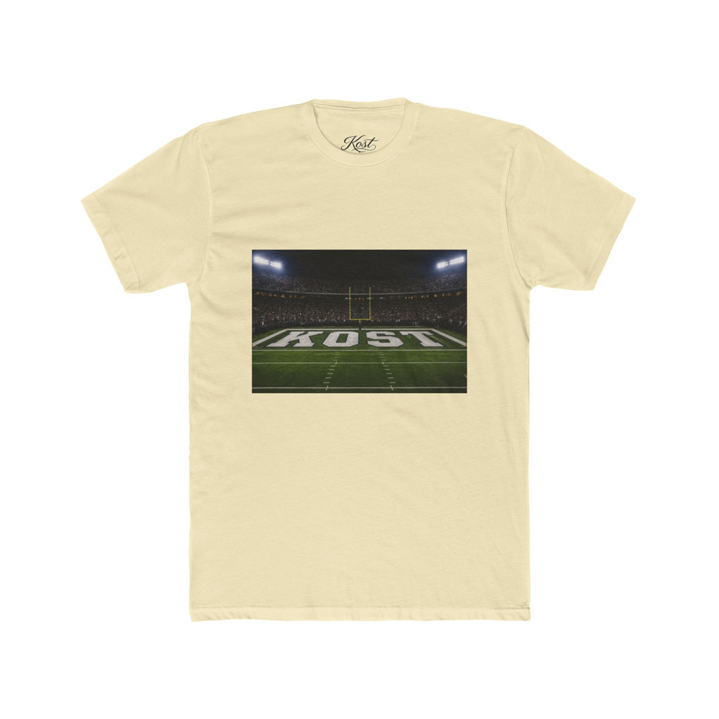 Football Stadium Field Photo Tee — 'KOST' Endzone Graphic
