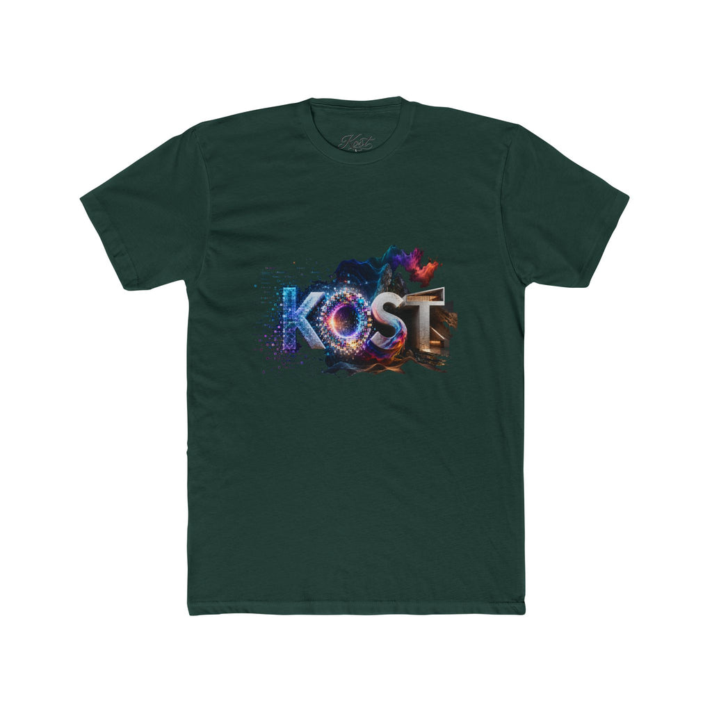 KOST Retro Galaxy Graphic Tee — Cosmic Lettering Crewneck