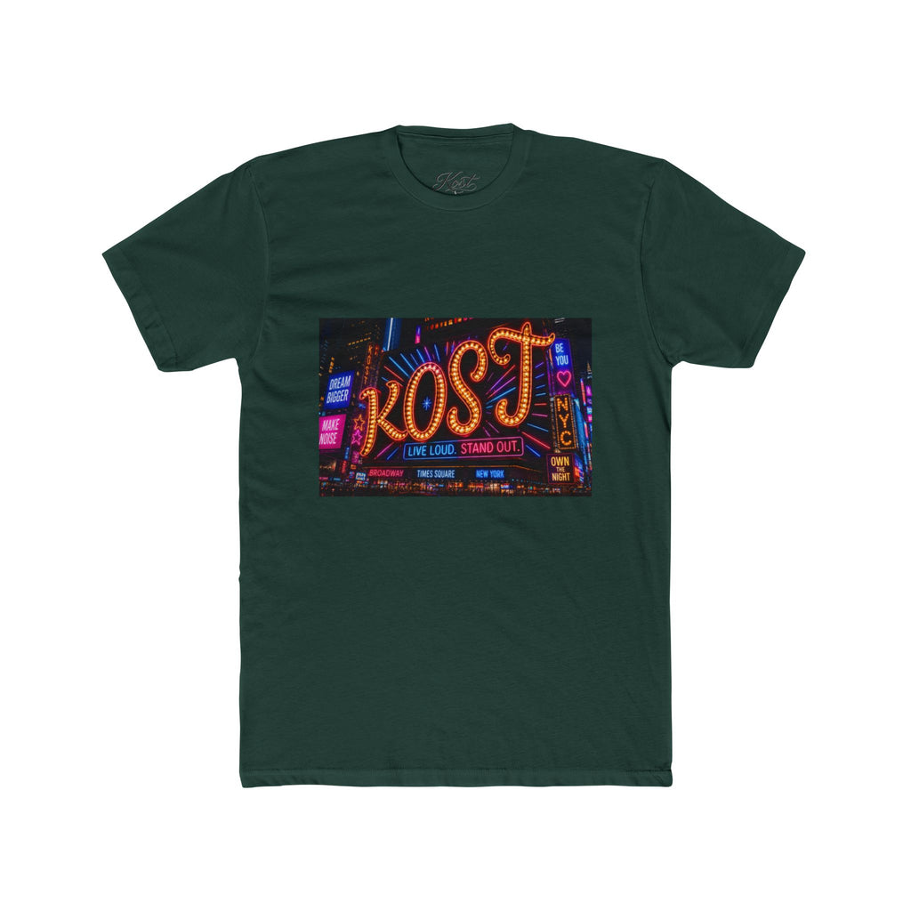 Kost Neon Sign Graphic Tee — Retro City Nightlife T-Shirt