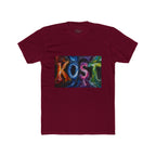 KOST Colorful Smoke Graphic Tee — Vibrant Abstract Lettering T-Shirt