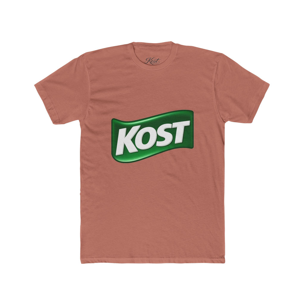 KOST Logo Tee — Vintage Green Wave Graphic T-Shirt