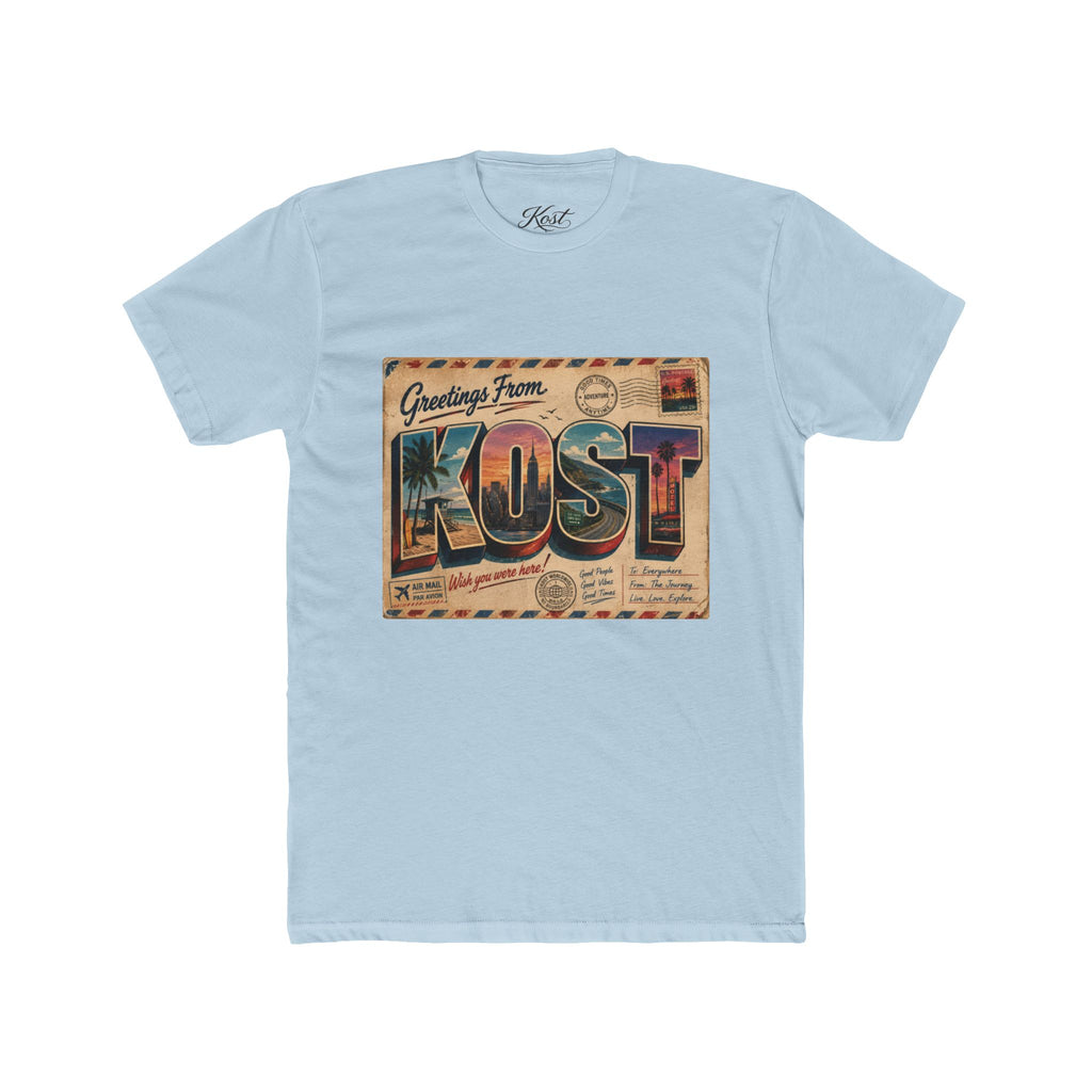 Greetings From KOST Vintage Postcard Tee