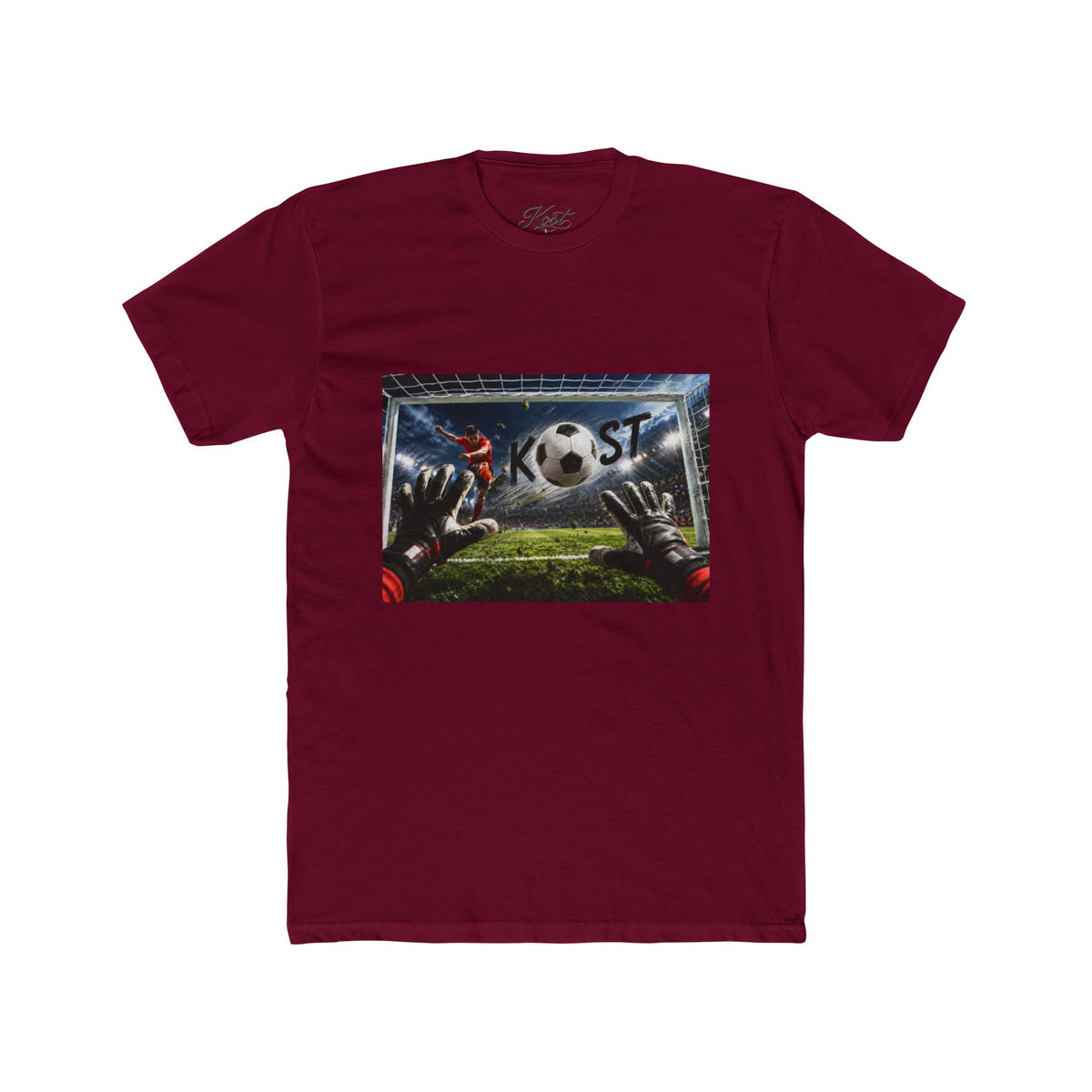 Soccer Goalkeeper Save T-Shirt — Action Soccer Scene Tee