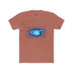 KOST Blue Burst Graphic Tee — Retro Tech Logo T-Shirt