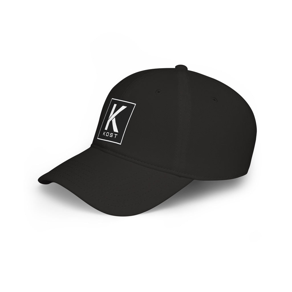 KOST Square Logo Baseball Cap – Low Profile Red Hat