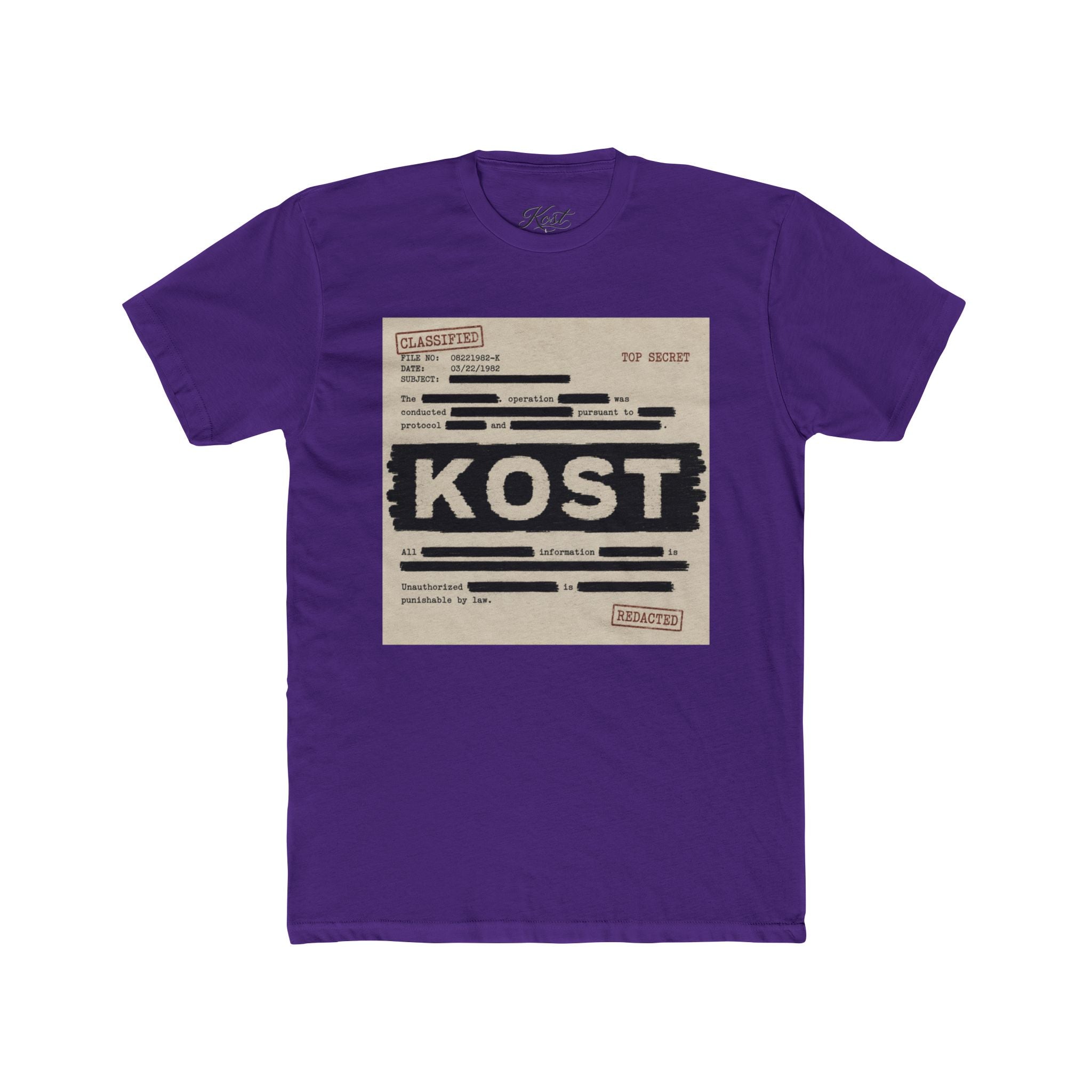 KOST Classified File Graphic Tee