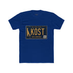 Delaware License Plate Tee — KOST Vintage State Plate T‑Shirt