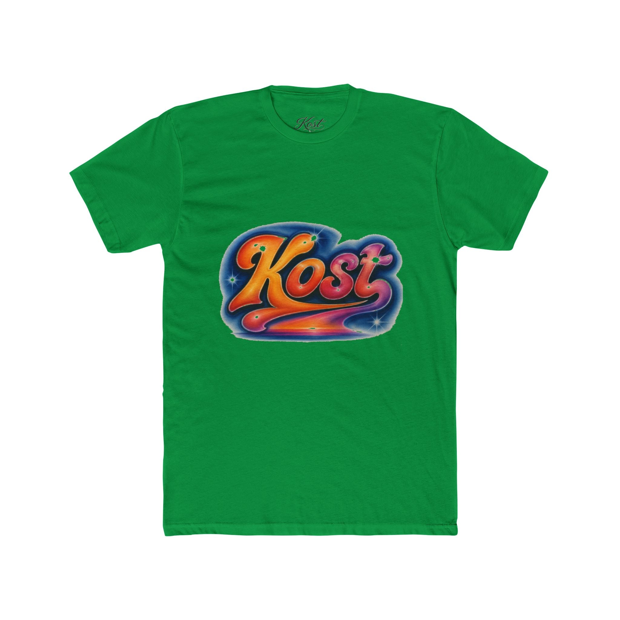 Retro 'Kost' Graphic Tee — Vintage Cosmic Logo T-Shirt