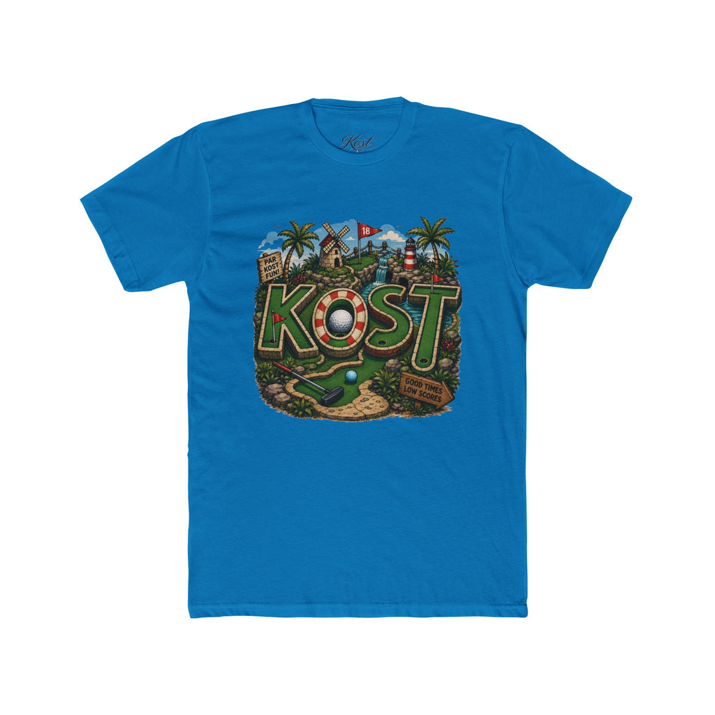 KOST Golf Course Graphic Tee — Vintage Island Mini Golf Design