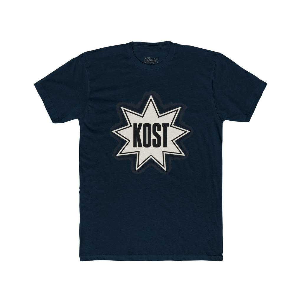 KOST Starburst Logo Tee — Vintage-Inspired Graphic Cotton T-Shirt