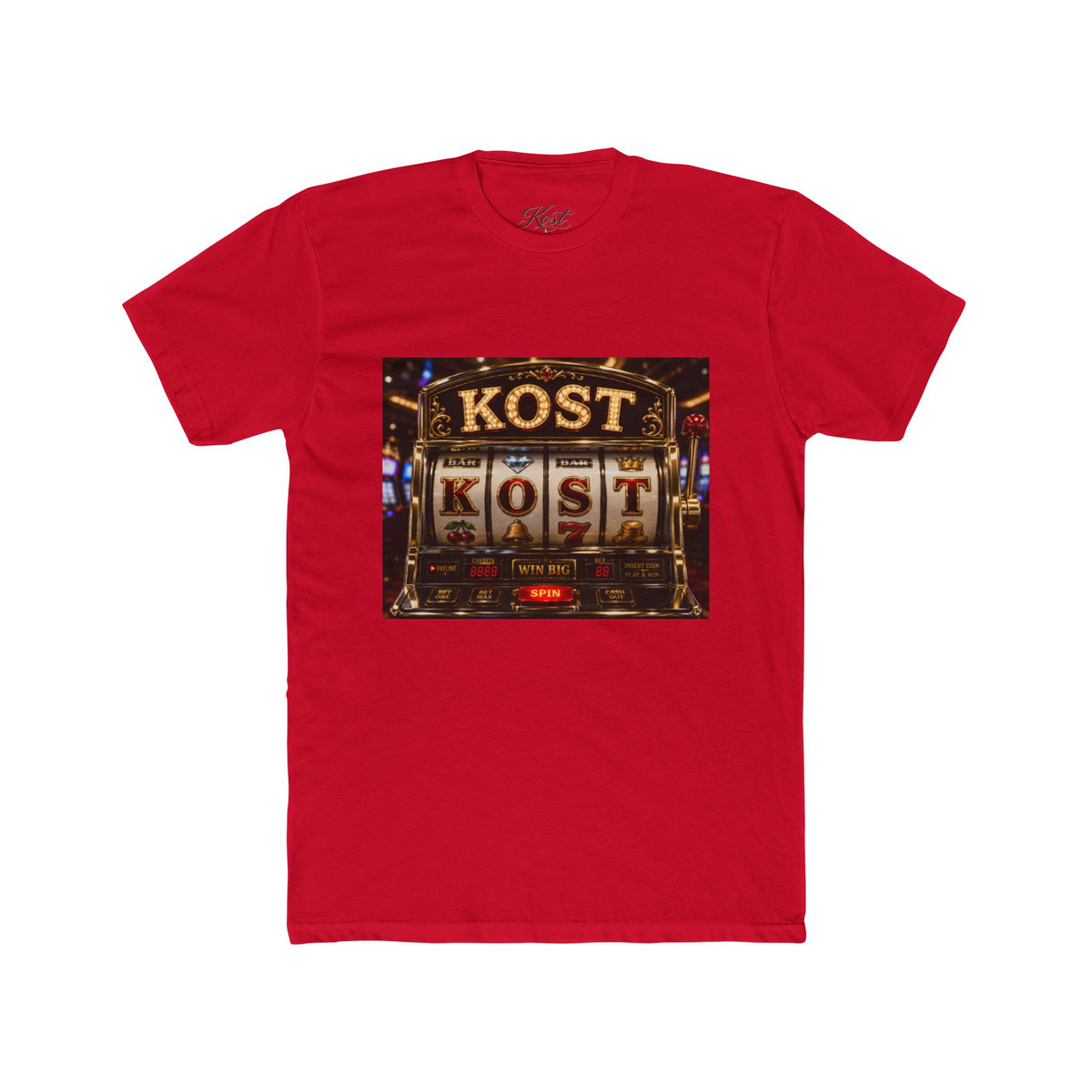 KOST Slot Machine Graphic Tee — Casino Retro Vintage Vegas Shirt