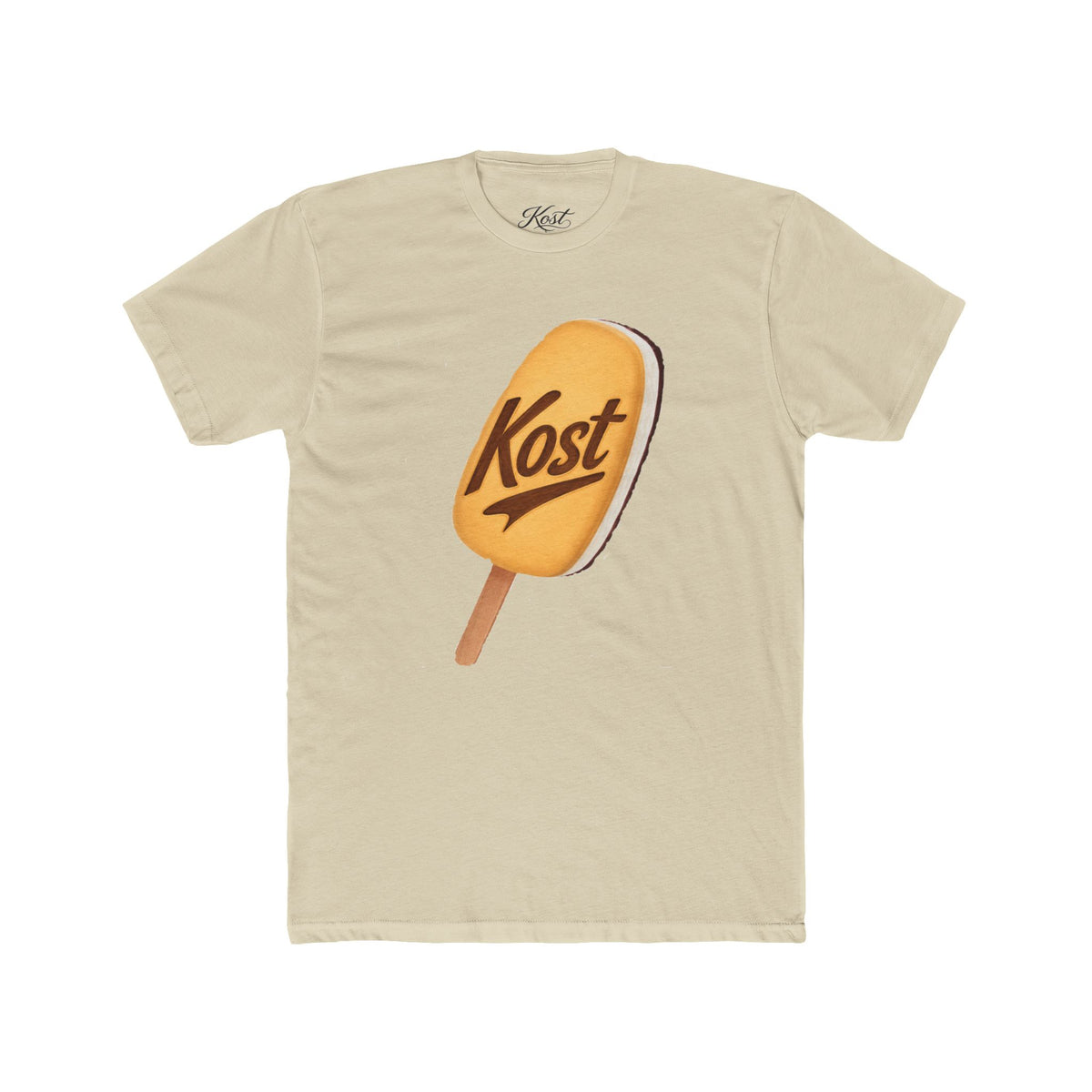 Ice Pop Logo Tee — "Kost" Retro Popsicle Graphic T-Shirt