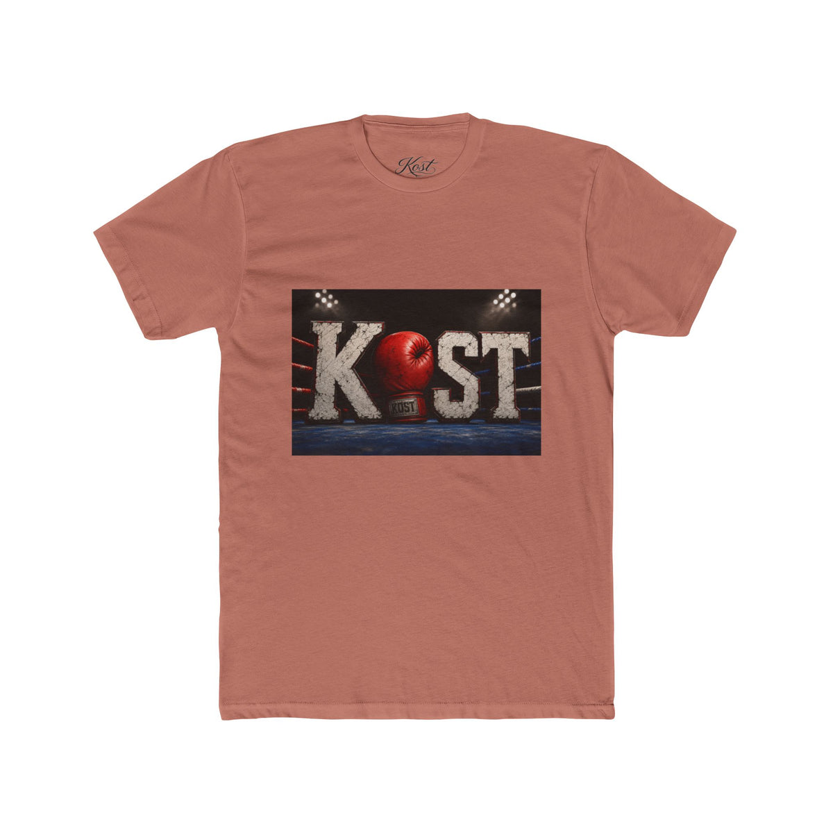 Boxing Ring 'KOST' Graphic Tee — Vintage Fight Night T-Shirt