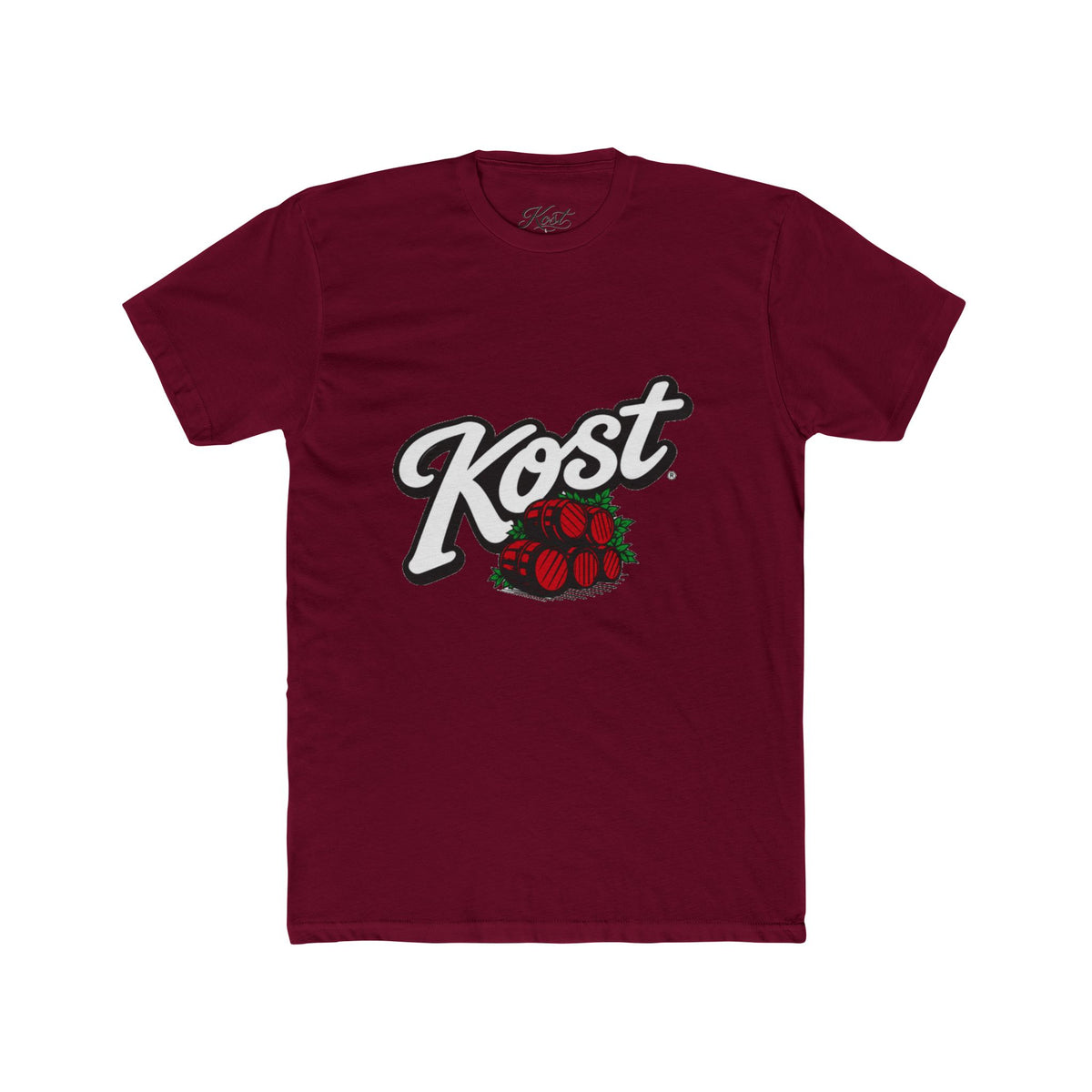 Kost Script Logo T‑Shirt with Strawberry Graphic