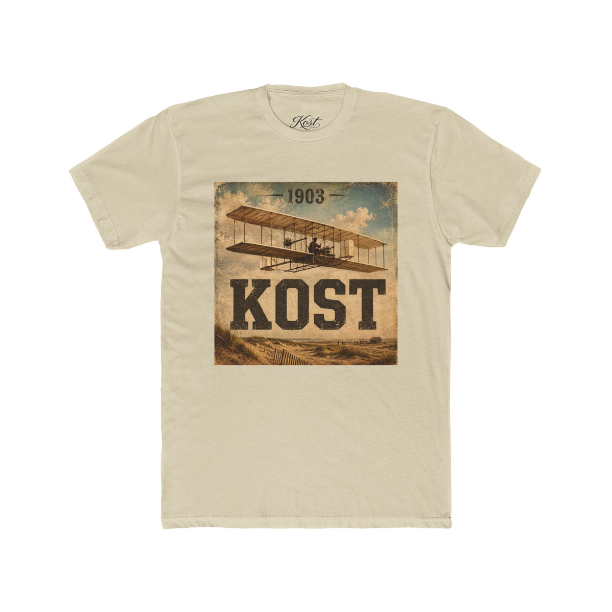1903 Vintage Airplane T-Shirt – KOST Retro Aviation Tee