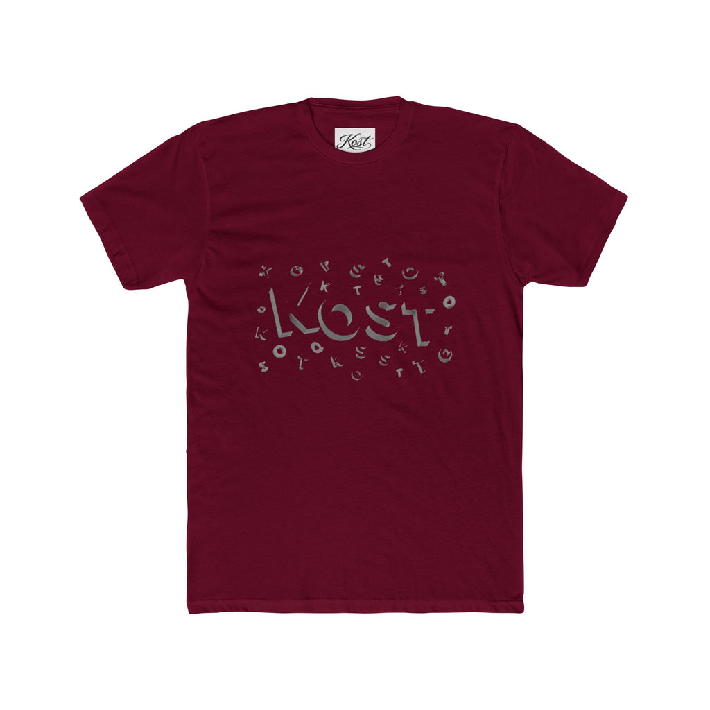 Lost Together White Crew Tee — Minimal 3D Text Graphic