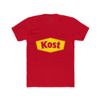 Kost Logo Tee — Retro Yellow & Red Graphic T-Shirt