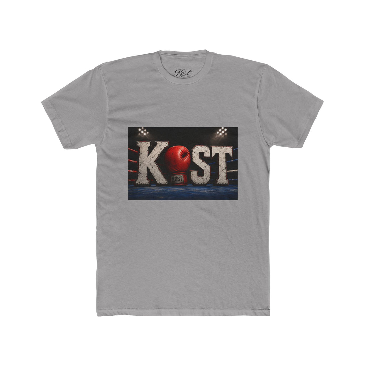 Boxing Ring 'KOST' Graphic Tee — Vintage Fight Night T-Shirt