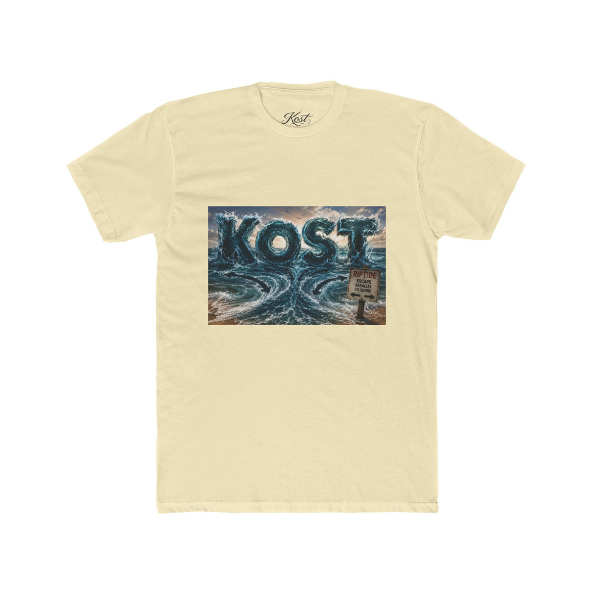 Kost Ocean Wave Graphic Tee — Surf-Inspired Vintage Coastal T-Shirt