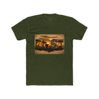African Safari Sunset T-Shirt - Elephant & Acacia Silhouette Tee
