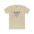 Eye Chart 'KOST' Graphic Tee — Vintage Optometrist Style Crewneck
