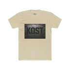 KOST Industrial Metal Plaque T‑Shirt — Vintage Steel Nameplate Tee