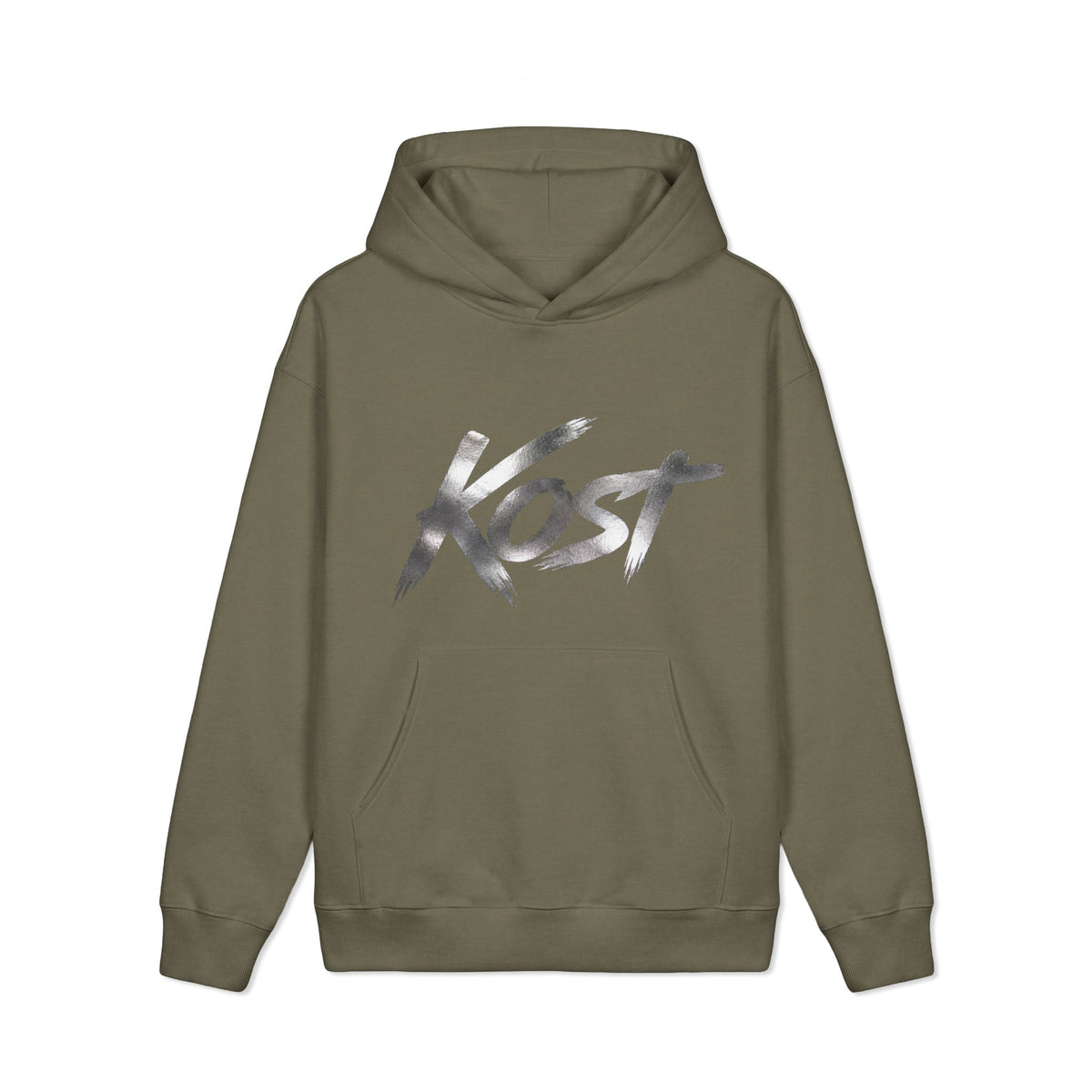 Kōst Script Hoodie – Neutral Streetwear Pullover