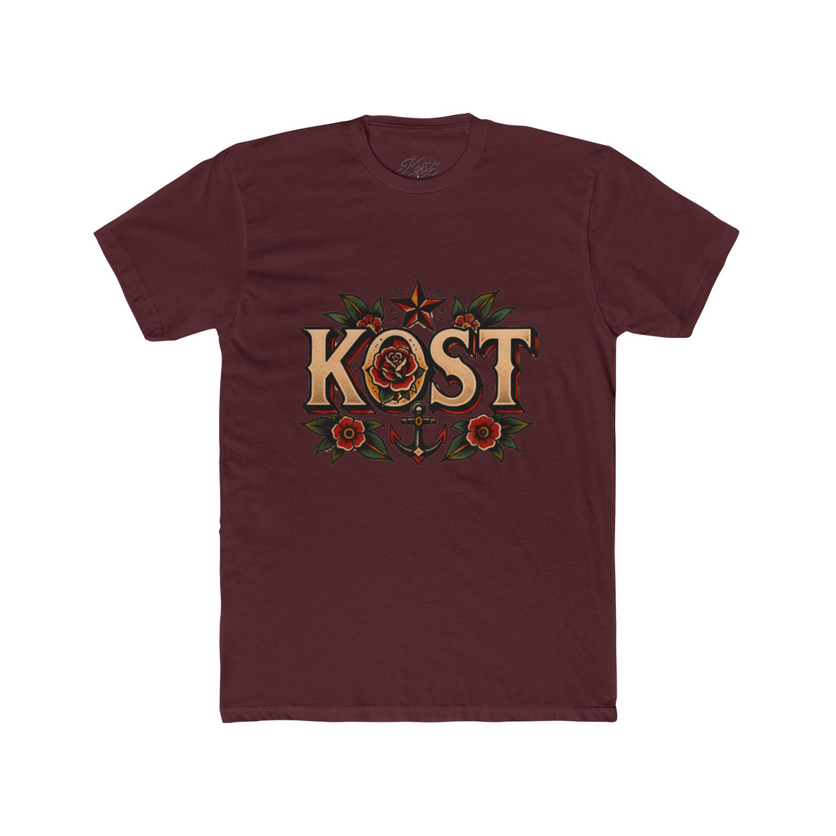 KØST Gothic Floral Graphic T-Shirt