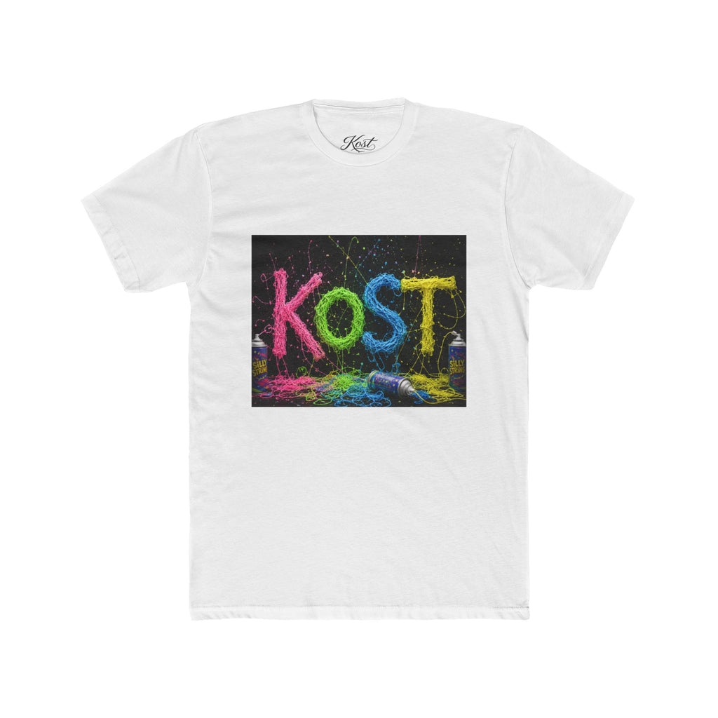 KOST Colorful Abstract Art Cotton T-Shirt