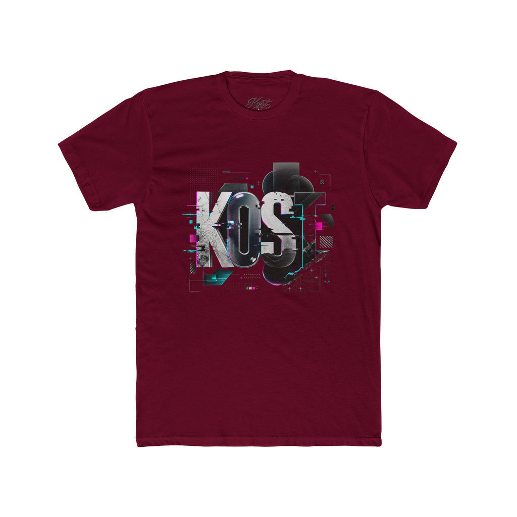 KOSÉ Graphic Tee — Glitch Typography Crew Shirt