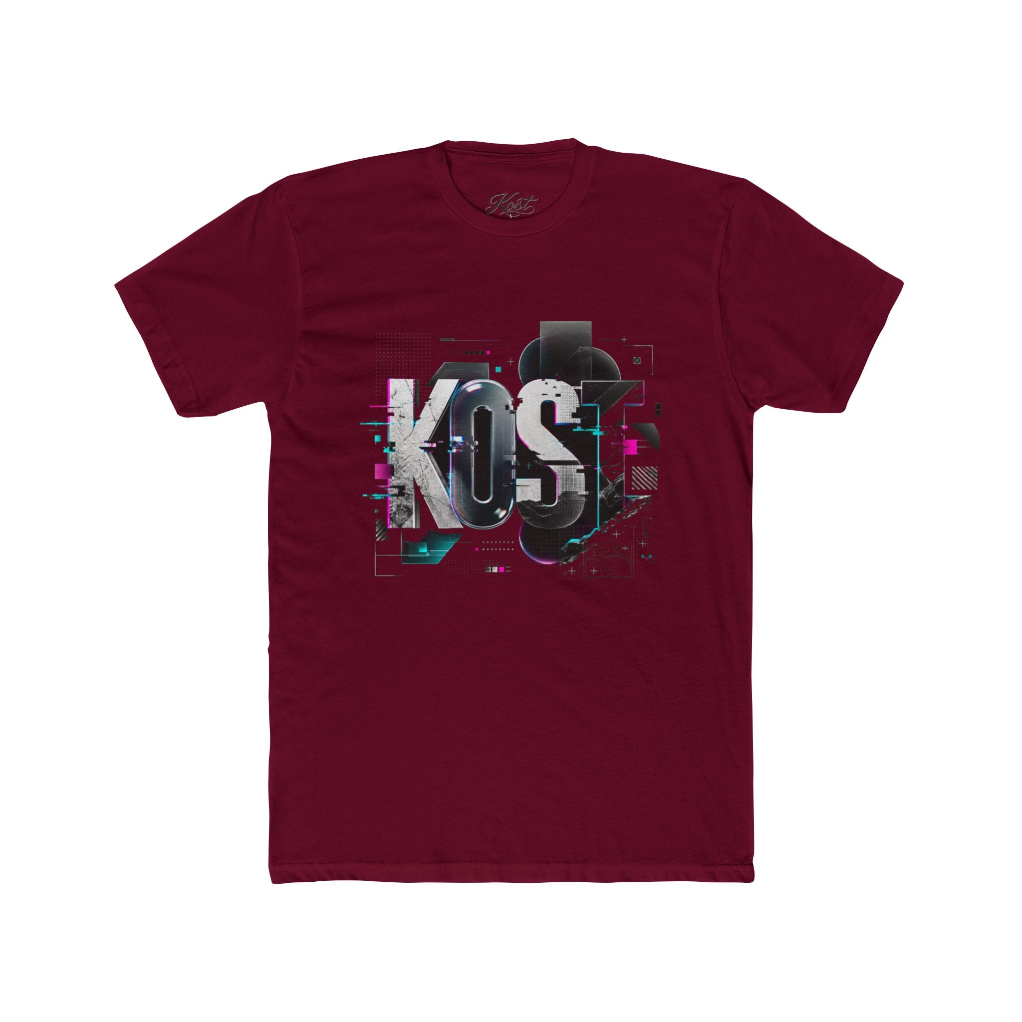 KOSÉ Graphic Tee — Glitch Typography Crew Shirt