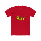 Kost Script T-Shirt — Retro Yellow & Red Logo Tee