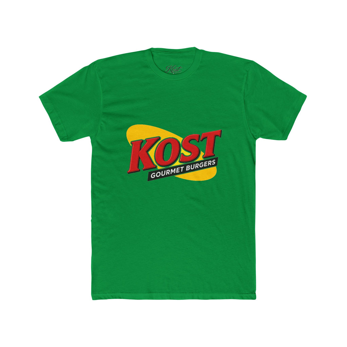 Burger Logo T‑Shirt — "KOST Gourmet Burgers" Retro Crew Tee