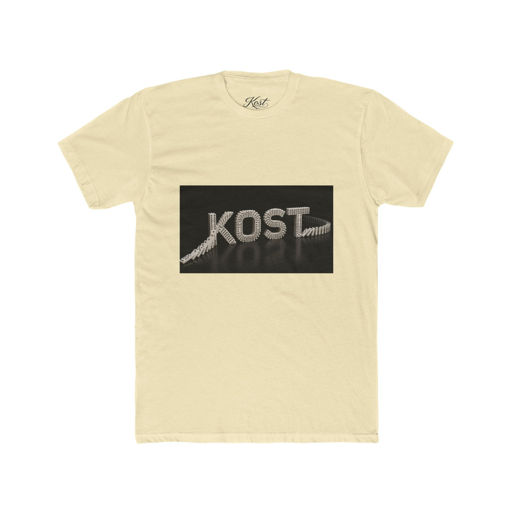 KOST Logo Tee — Retro Metallic Logo Graphic T-Shirt