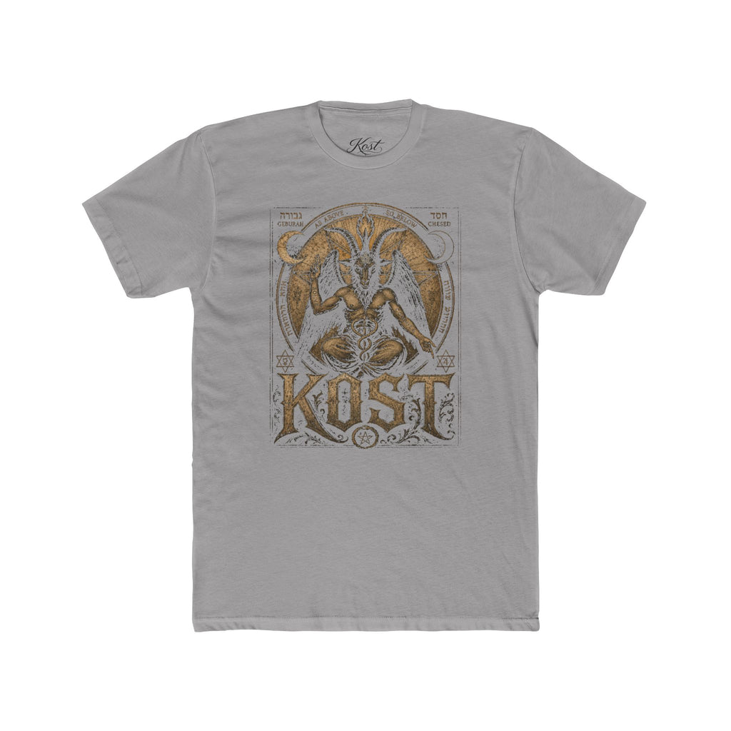 Baphomet Graphic Tee — KOST Occult Goat Sigil Shirt