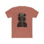 Kosl Vertical Monogram Tee — Bold Industrial Lettering Graphic T‑Shirt