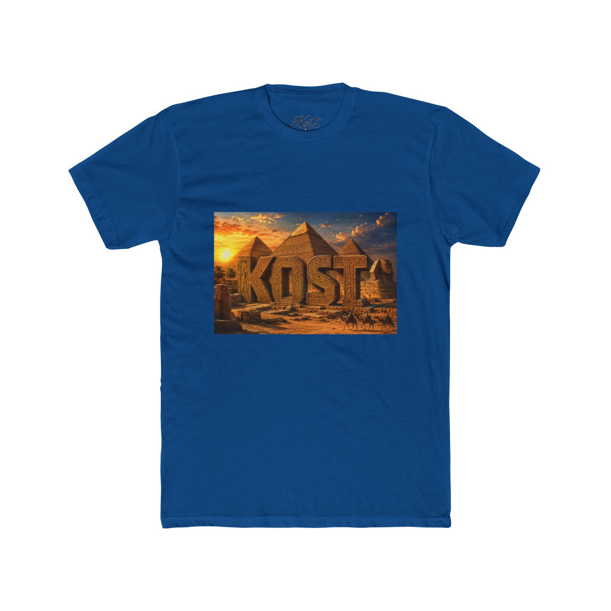 Pyramids Sunset Tee — 'KOST' Desert Graphic T-Shirt