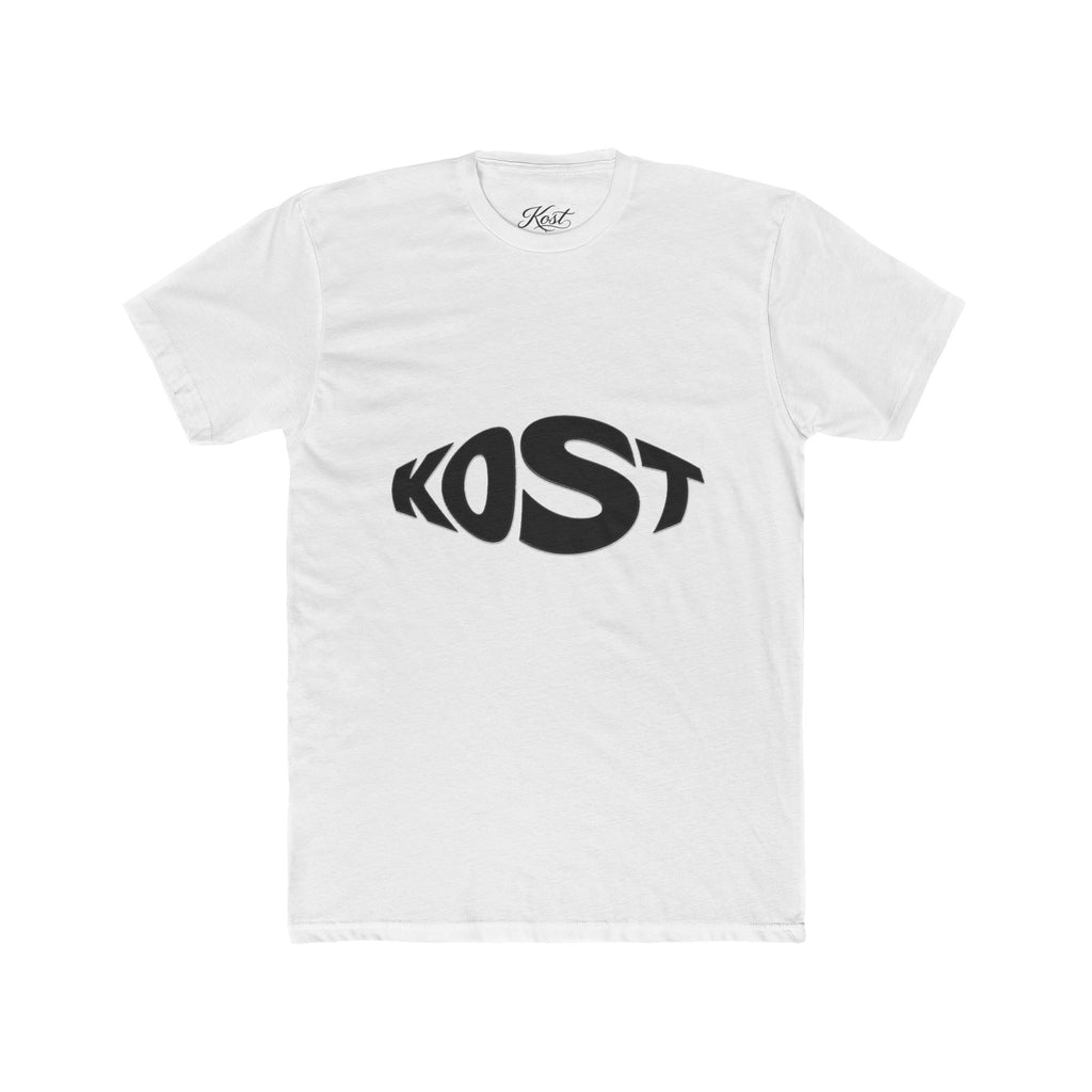 Kost Logo Tee — Minimal Black Graphic Cotton T-Shirt