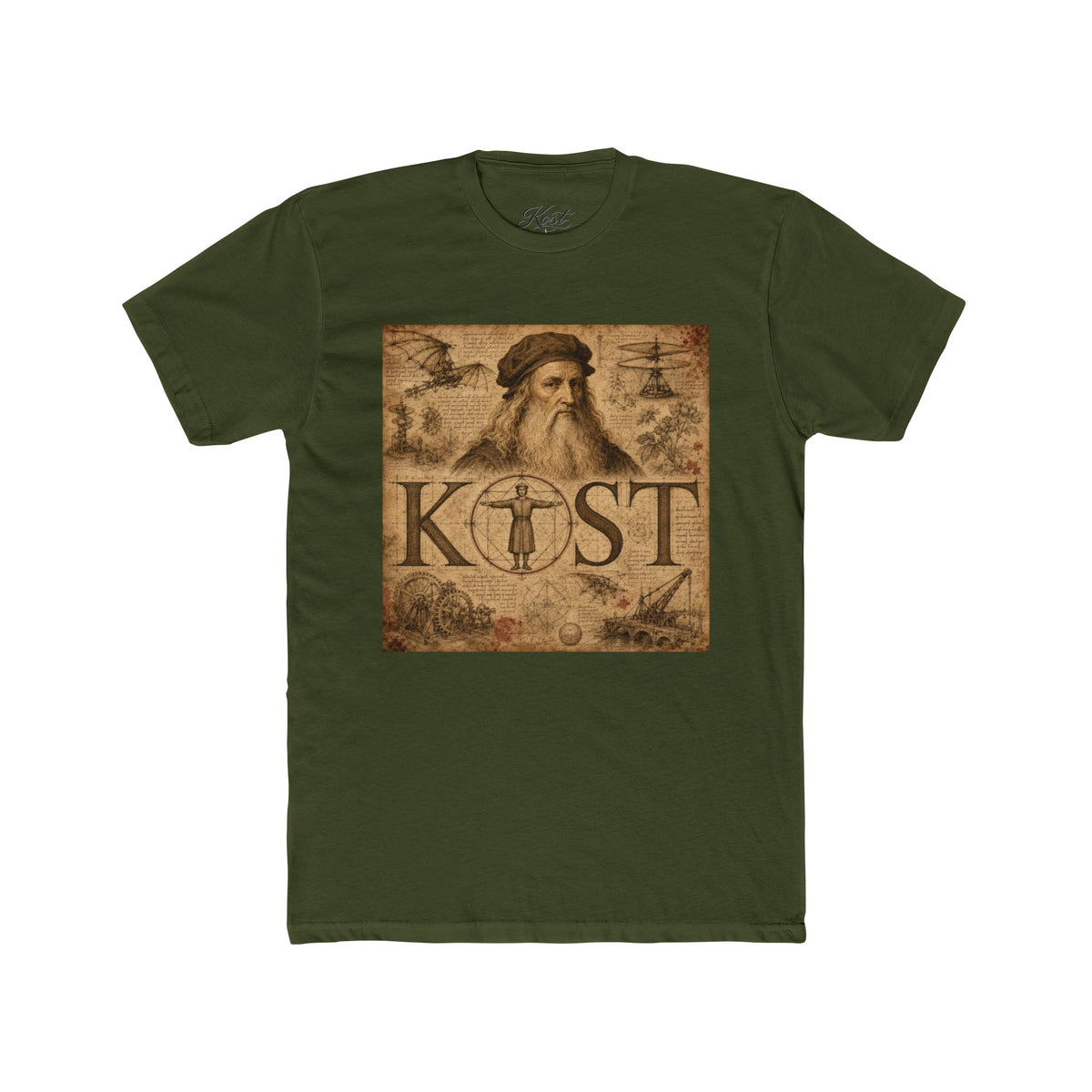 Leonardo Inspired 'KOST' Vintage Art Tee