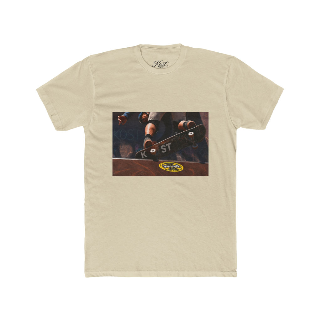 Skateboard Trick Photo Tee — Vintage Skate Deck Graphic T-Shirt