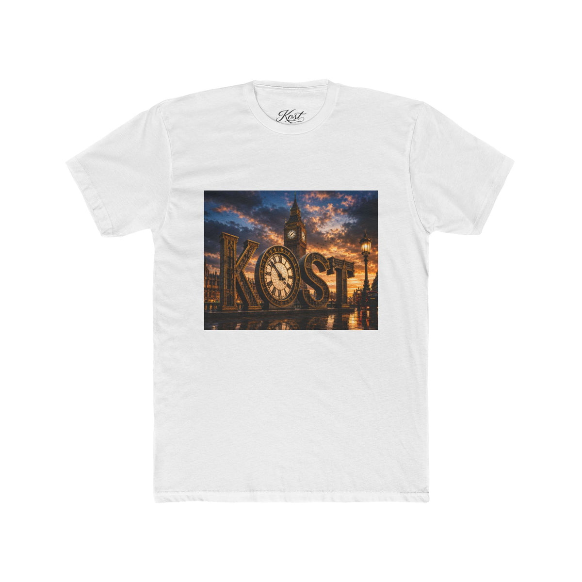 KOST London Clockscape T‑Shirt — Sunset Cityscape Graphic Tee