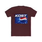 KOST Soda-Style Logo Tee — Retro Blue Pop Graphic T-Shirt