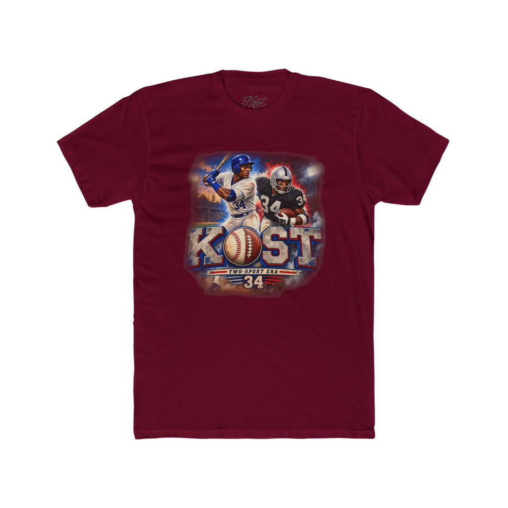 Kost Vintage Baseball & Football Collage Tee