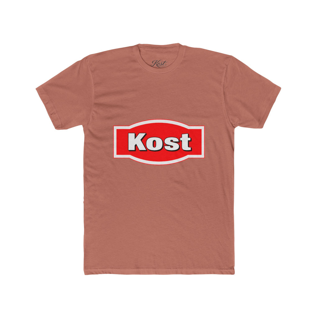 Kost Logo Crew Tee — Retro Red Badge Graphic T‑Shirt