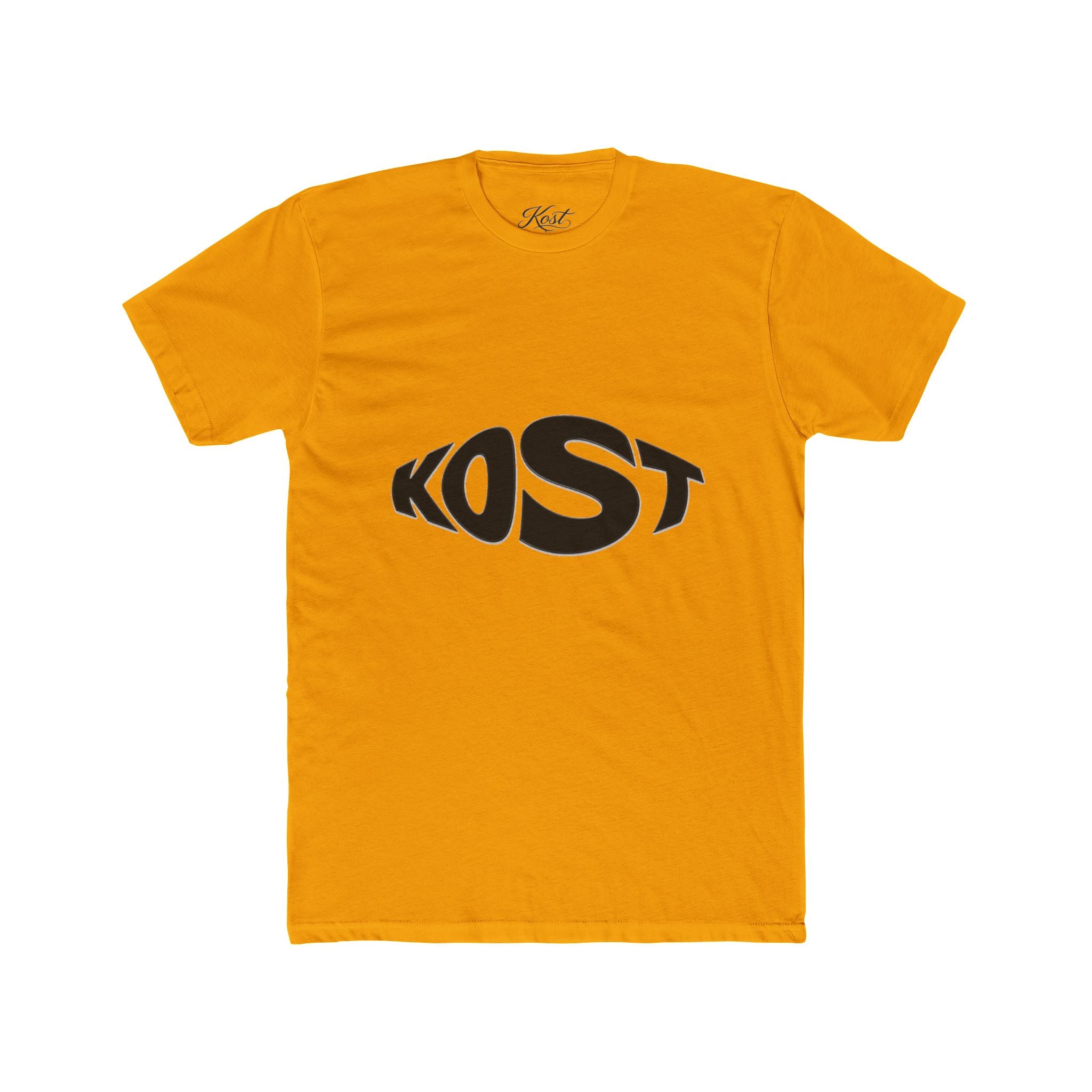 Kost Logo Tee — Minimal Black Graphic Cotton T-Shirt