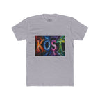 KOST Colorful Smoke Graphic Tee — Vibrant Abstract Lettering T-Shirt