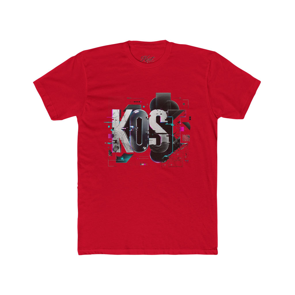 KOSÉ Graphic Tee — Glitch Typography Crew Shirt
