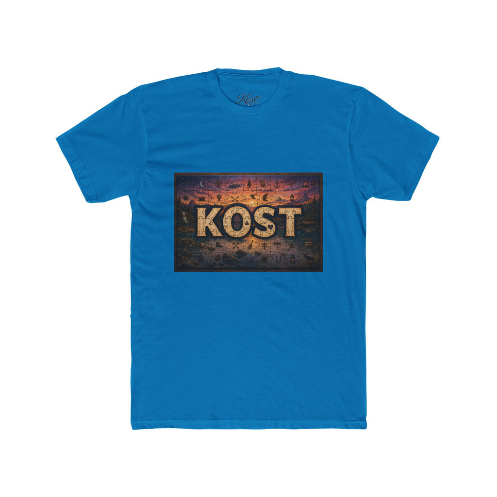KOST Vintage Metal Sign Tee — Retro Industrial Graphic T‑Shirt