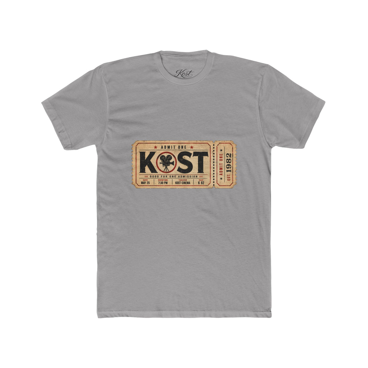 KØST Retro Ticket Graphic T-Shirt